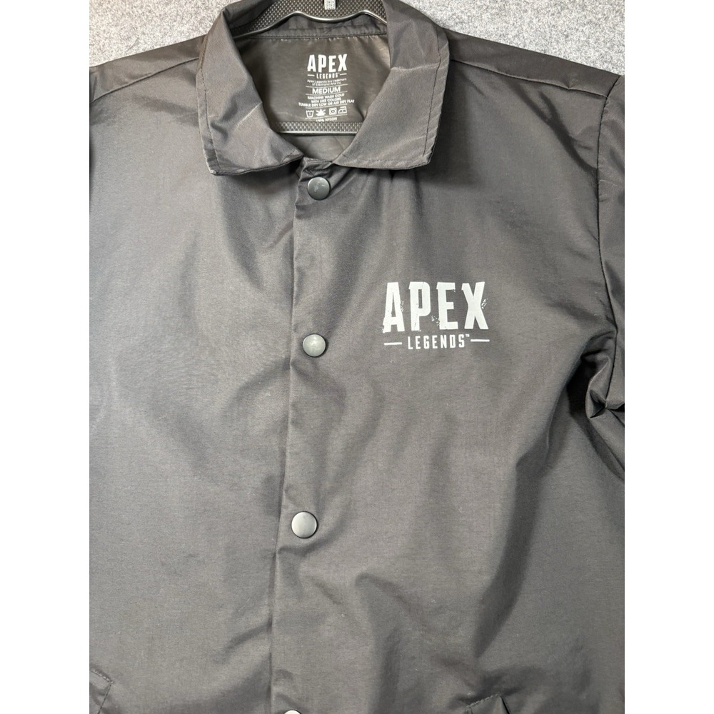 Apex Legends Logo Coaches Jacket‎ Black Size Medium